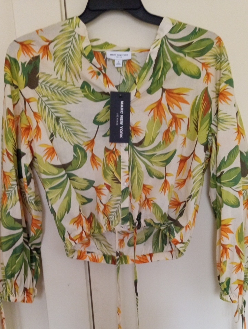 Brand New MARC NEW YORK Tie-Waist Top